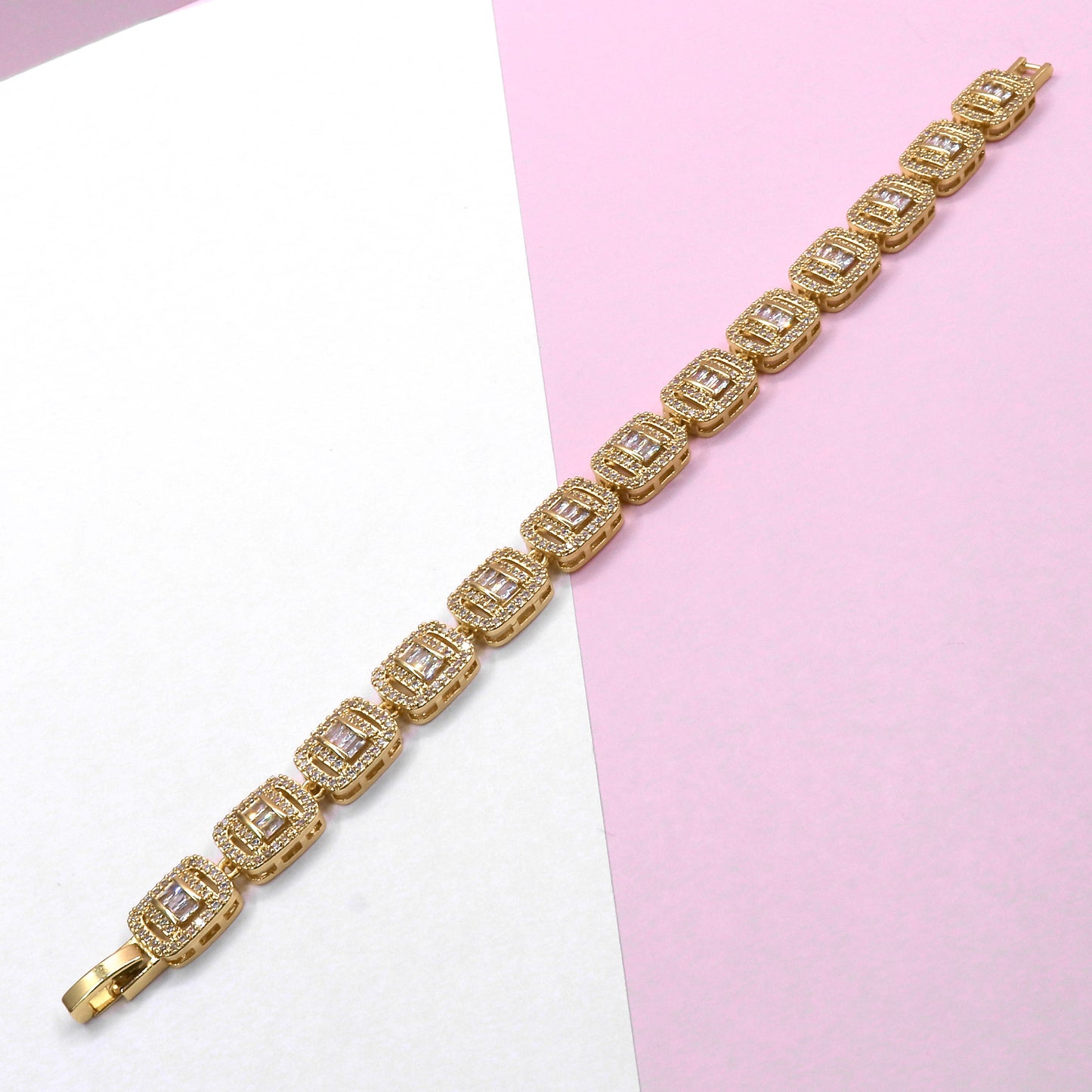 SQUARE BAGUETTE BRACELET