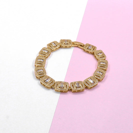 SQUARE BAGUETTE BRACELET