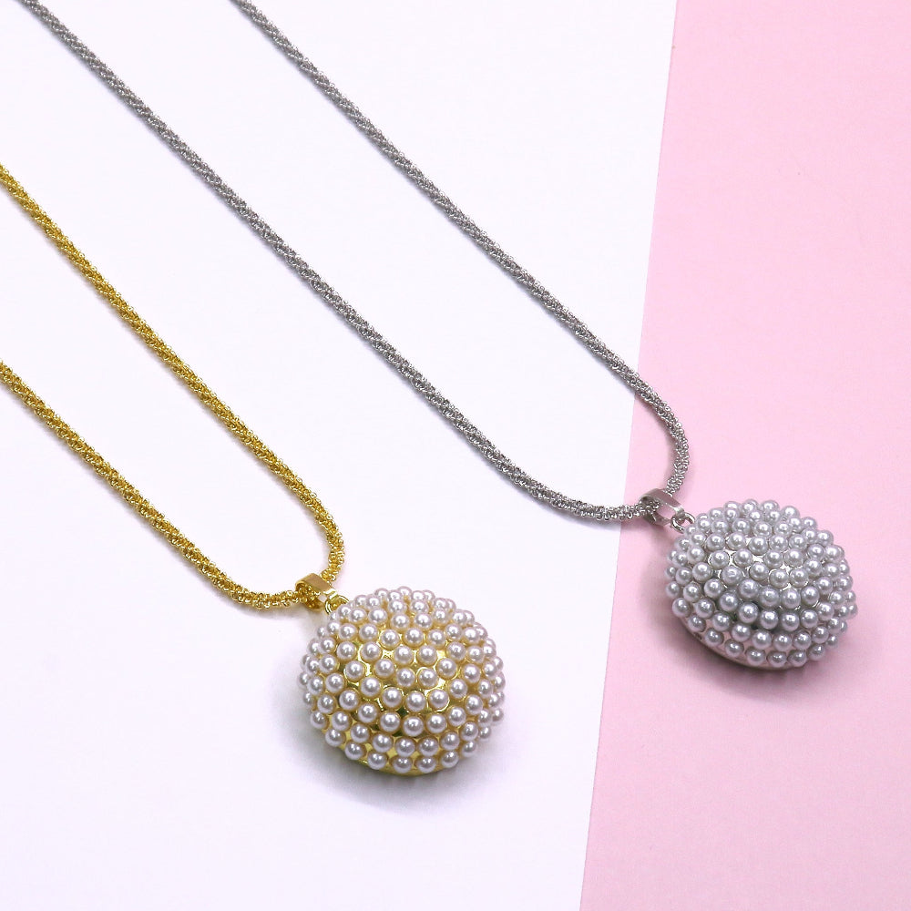 CIRCLE PEARLS CHAIN