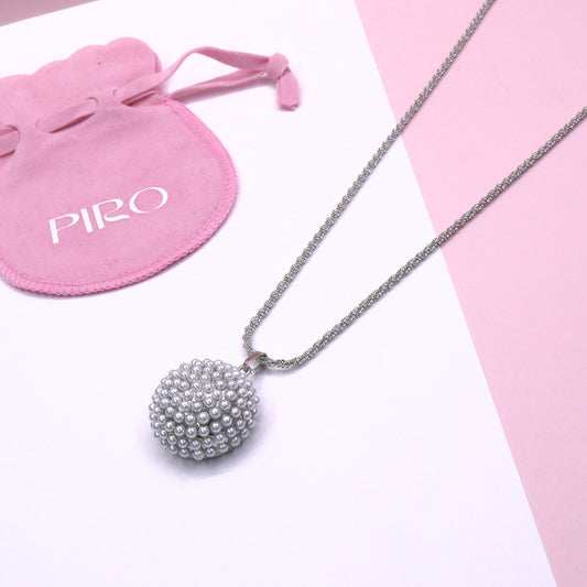CIRCLE PEARLS CHAIN