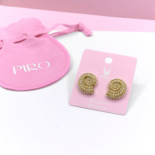 OCEAN SNAIL EARRING