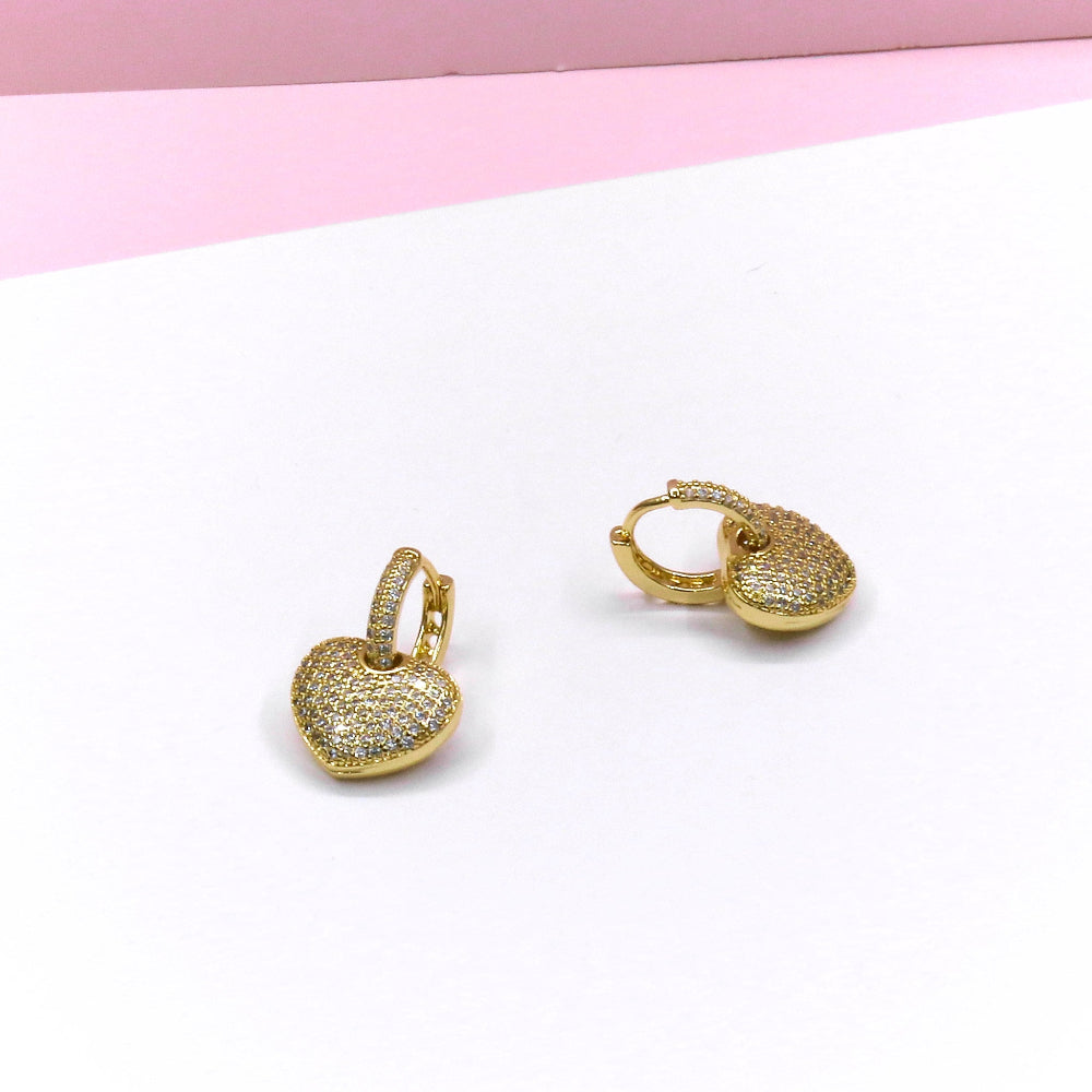 ZIRCONIA LOVE HOOP