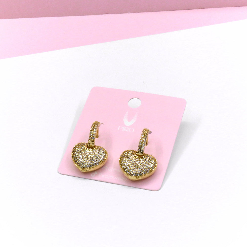 ZIRCONIA LOVE HOOP