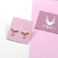 MINI BAGUETTE STUD EARRING
