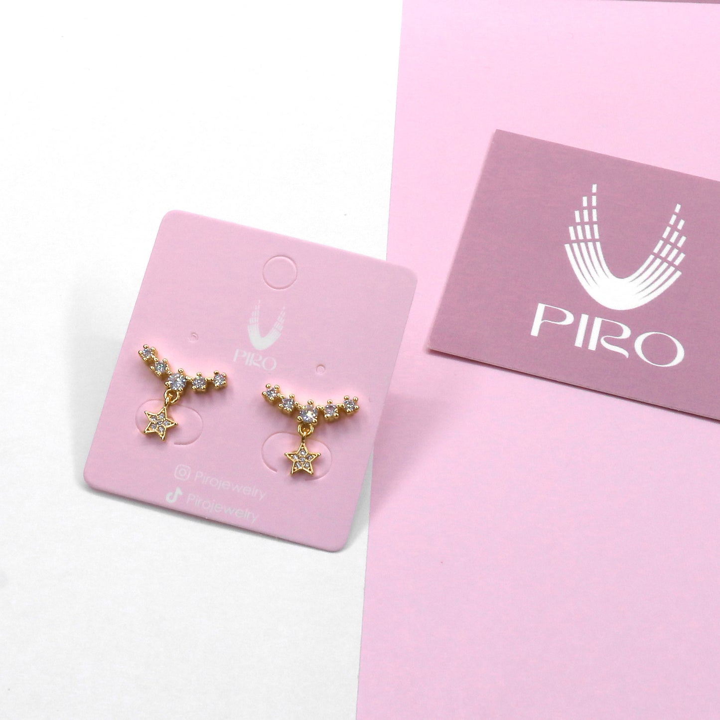 MINI BAGUETTE STUD EARRING