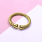 CHUNKY CABLE GLD
