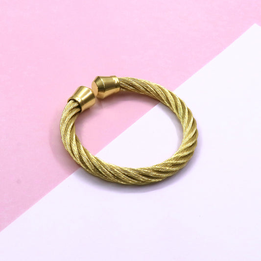 CHUNKY CABLE GLD
