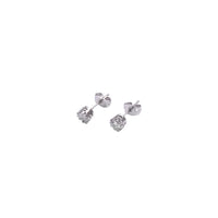 CIRCLE ZIRCONIA STUD
