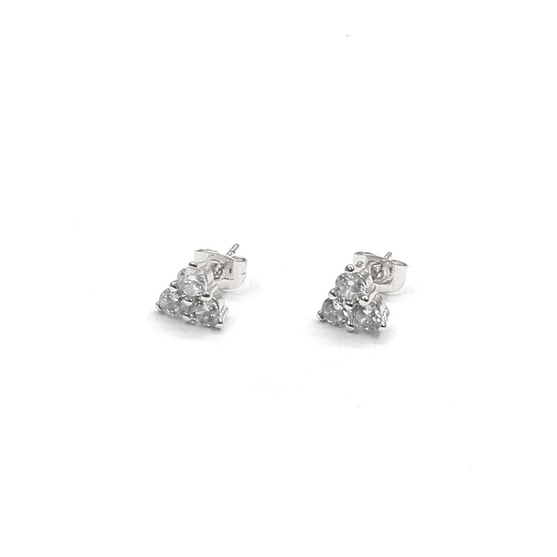 TRIO STONE STUD EARRING