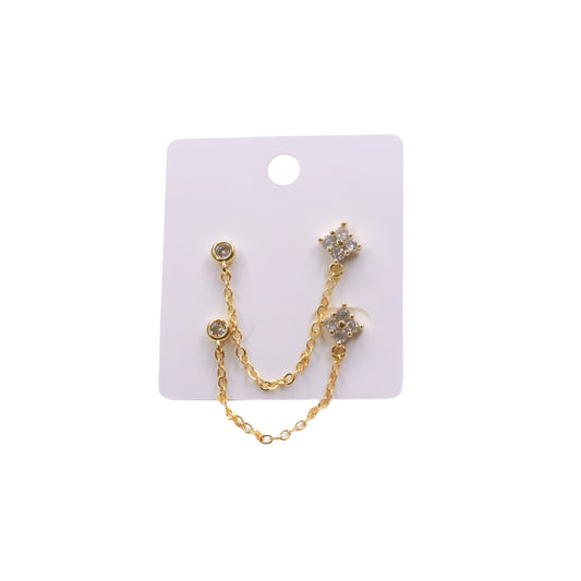 SHINE CHAIN STUD
