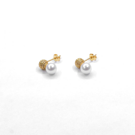 PEARL & SHINE BEAD STUD
