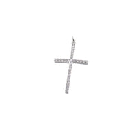 Modern Pavé Cross Necklace Pendant
