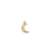Pavé Crescent Moon Charm