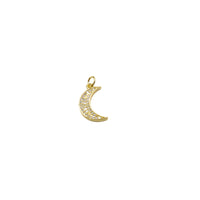 Pavé Crescent Moon Charm