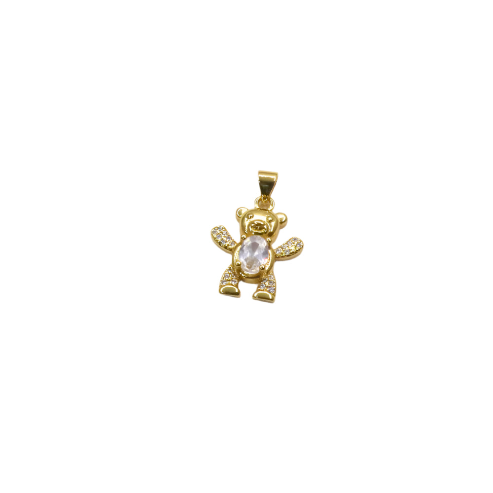 Crystal Teddy Bear Pendant