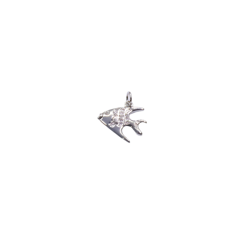 Sparkly angelfish charm