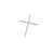 Slim Pavé Cross Pendant