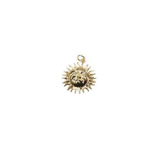 Radiant Sun Face Charm