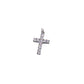 Brilliant-Cut Stone Cross Pendant