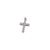 Brilliant-Cut Stone Cross Pendant