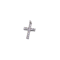 Brilliant-Cut Stone Cross Pendant