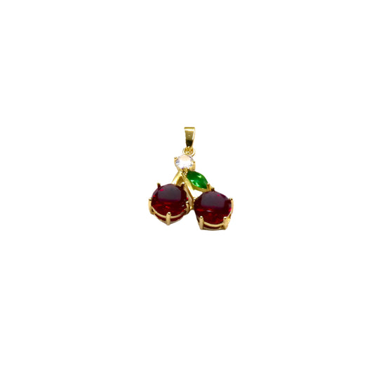 Gemstone Cherry Charm