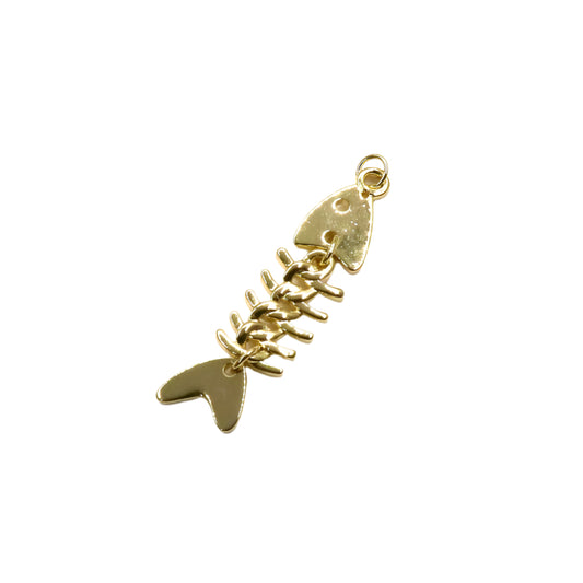 Articulated Fishbone Charm