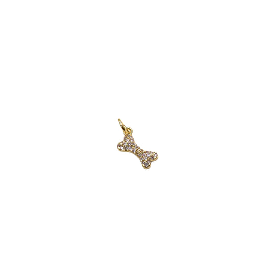 Sparkly Pavé Dog Bone Charm