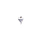 Modern Asymmetrical Heart Charm