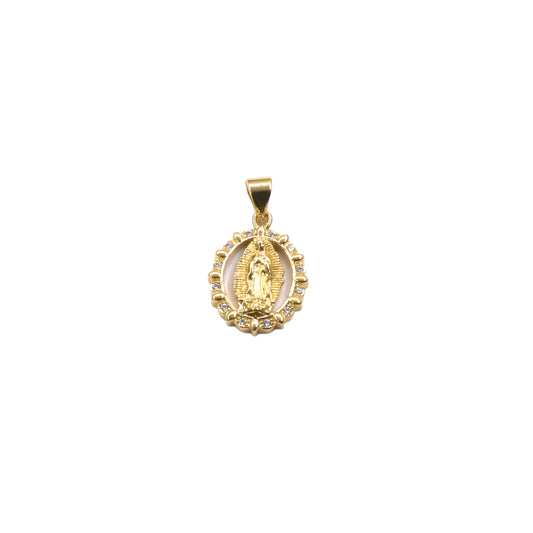 Guadalupe Medallion with Sparkling Halo