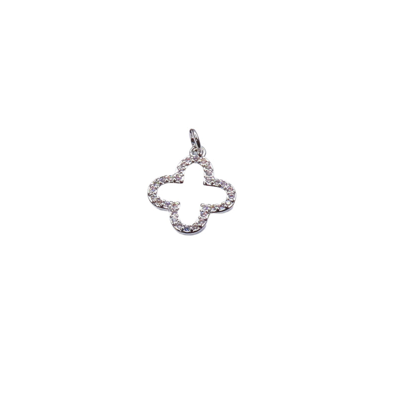 Pavé clover charm
