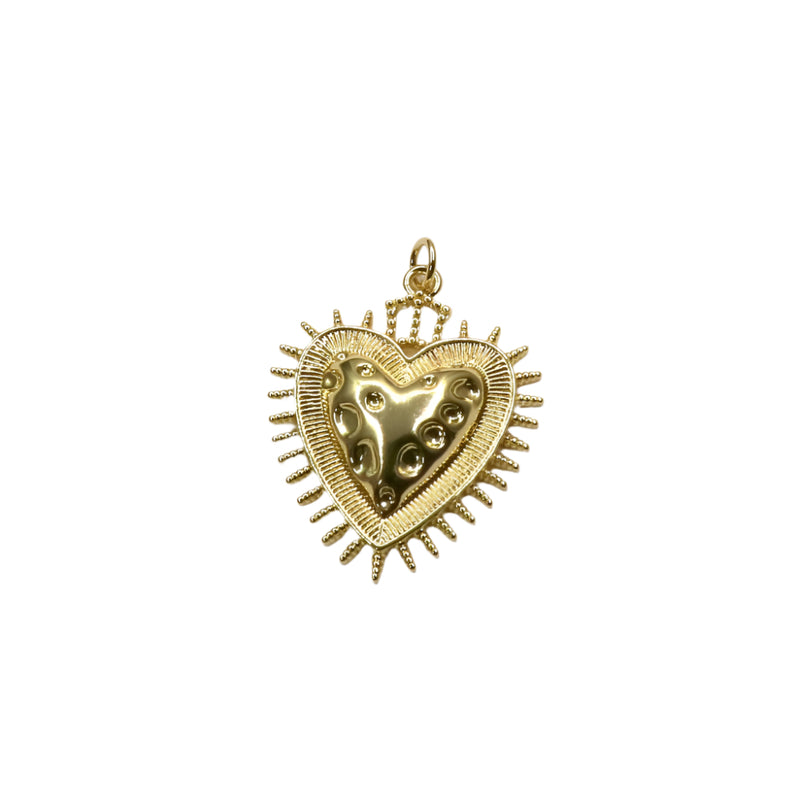 Radiant sacred heart pendant