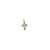 Princess-Cut Cross Pendant | Silver-Finish