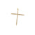 Slim Pavé Cross Pendant