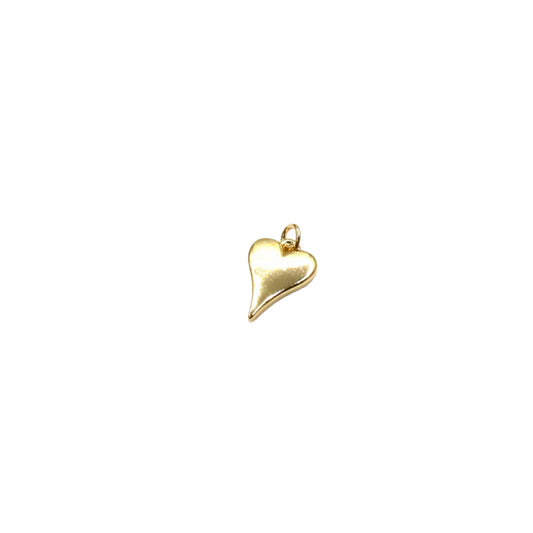 Modern Asymmetrical Heart Charm