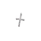 Bezel-Set Crystal Cross Pendant