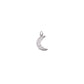 Pavé Crescent Moon Charm