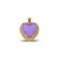 LUXURY DOUBLE HALO HEART PENDANT