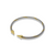 MINIMAL TWISTED CABLE CUFF BANGLE