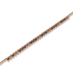 Heart Zirconia Tennis Necklace