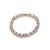 Geometric Zirconia Tennis Bracelet GLD WHITE