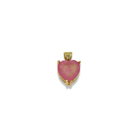 MINI HEART CHARM - SOFT PASTEL CRYSTAL