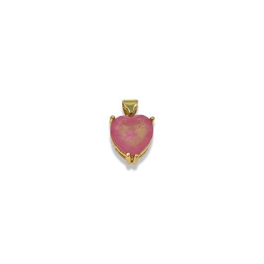 MINI HEART CHARM - SOFT PASTEL CRYSTAL