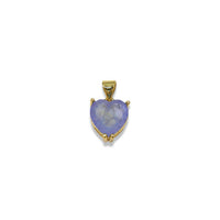 MINI HEART CHARM - SOFT PASTEL CRYSTAL