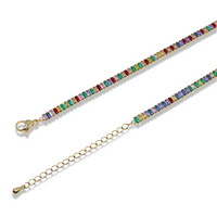 DELICATE ZIRCONIA TENNIS NECKLACE
