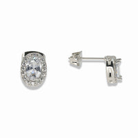 Oval Cubic Zirconia Necklace & Earring Set