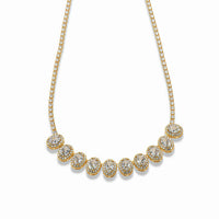 Oval Cubic Zirconia Necklace & Earring Set