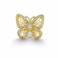 Celestial Butterfly Statement Pendant – 14K Gold Filled