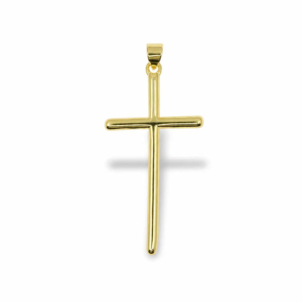 Minimalist Cross Pendant – 14K Gold Filled