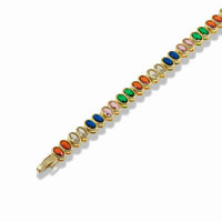 Oval tennis bracelet